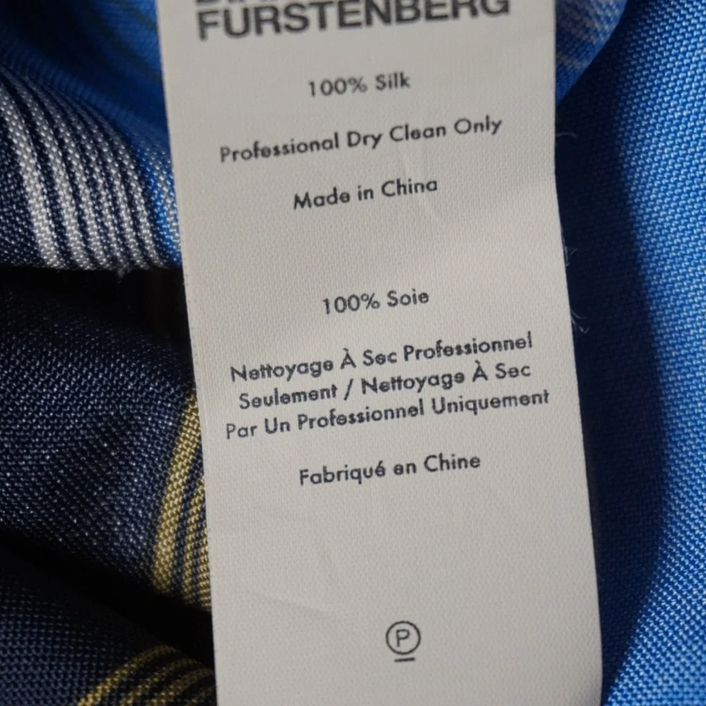 Diane Von Furstenberg Belted Silk Long Line Trench - Size Medium - Picture 7 of 8